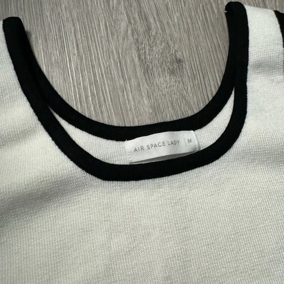 Air space Piped Ribbed Tank Top Set - Picture 5 of 7